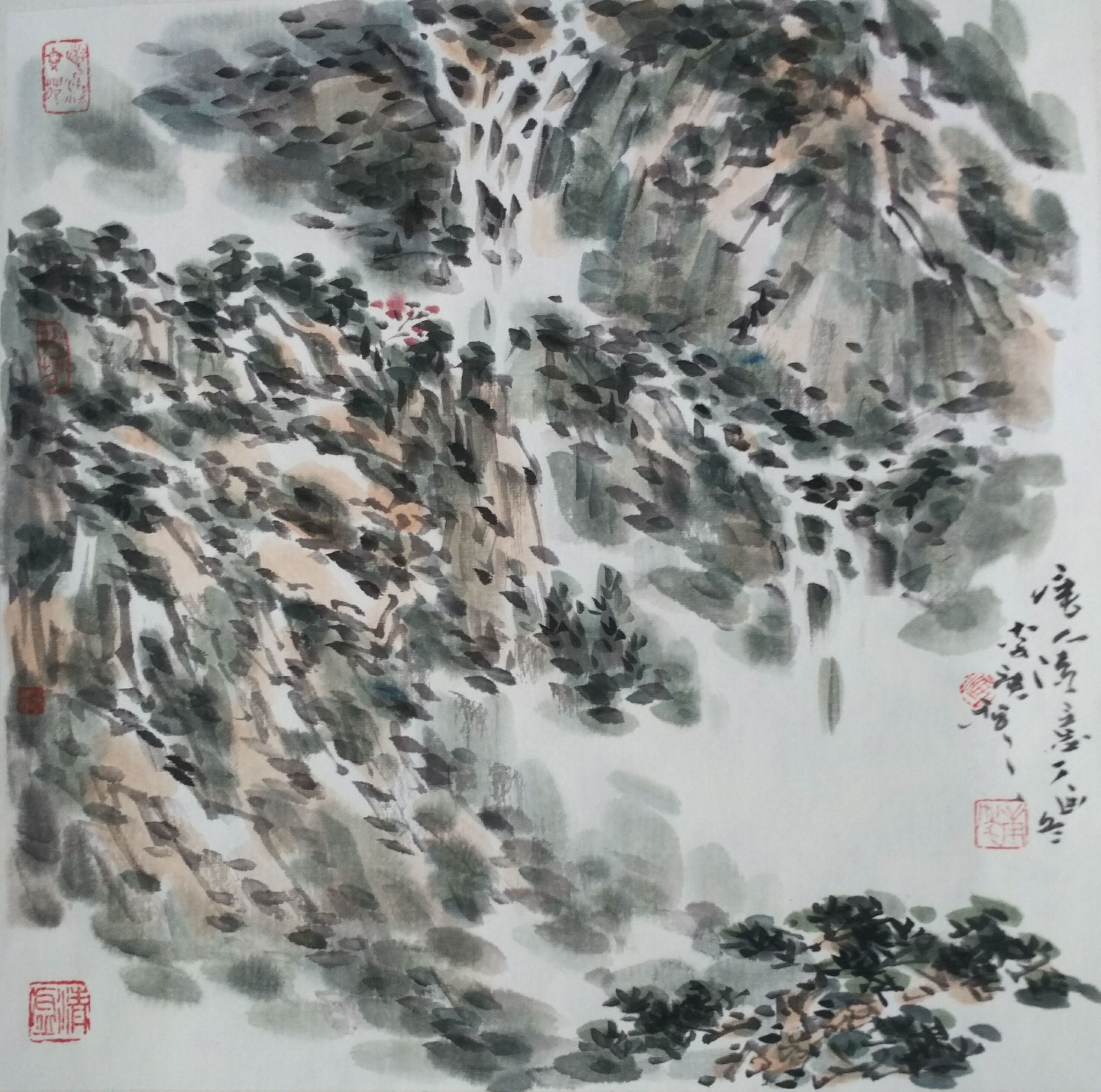 画家李庚一日一画,画家李庚作品价值