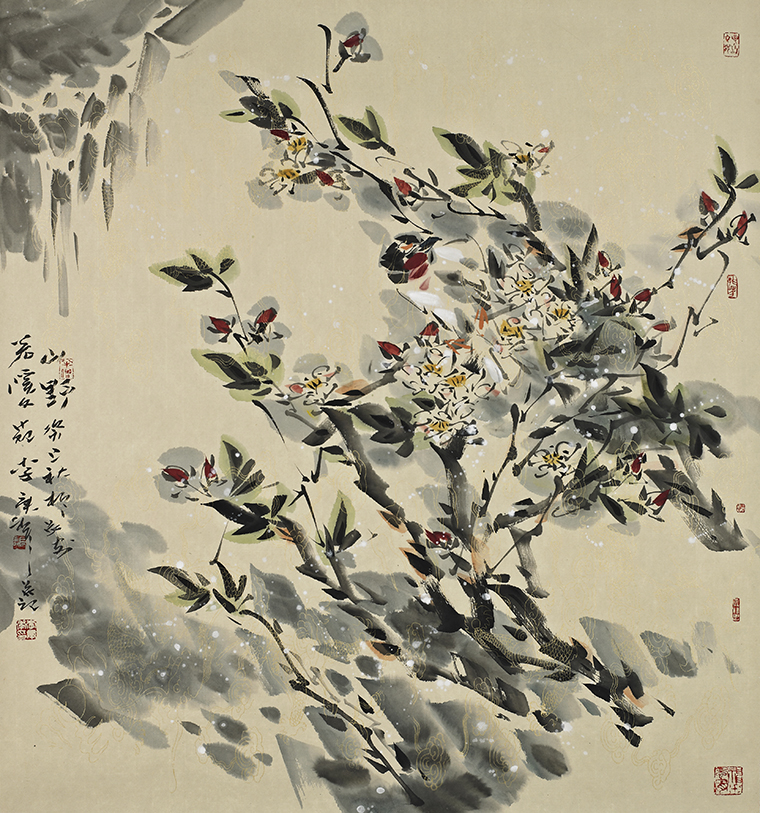 画家李庚一日一画,画家李庚作品价值