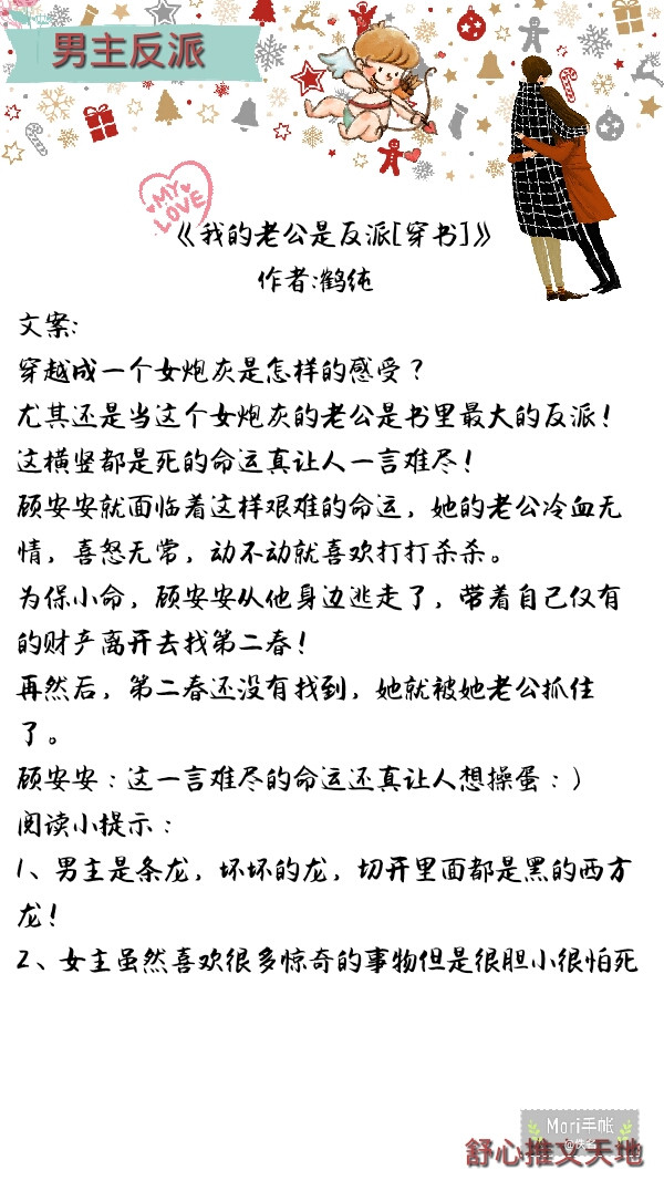 男主是反派而不自知的小说,推荐一波男主是反派的小说