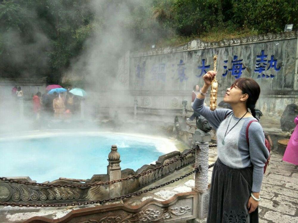 腾冲热海风景区观景台,腾冲火山热海风景区游玩攻略