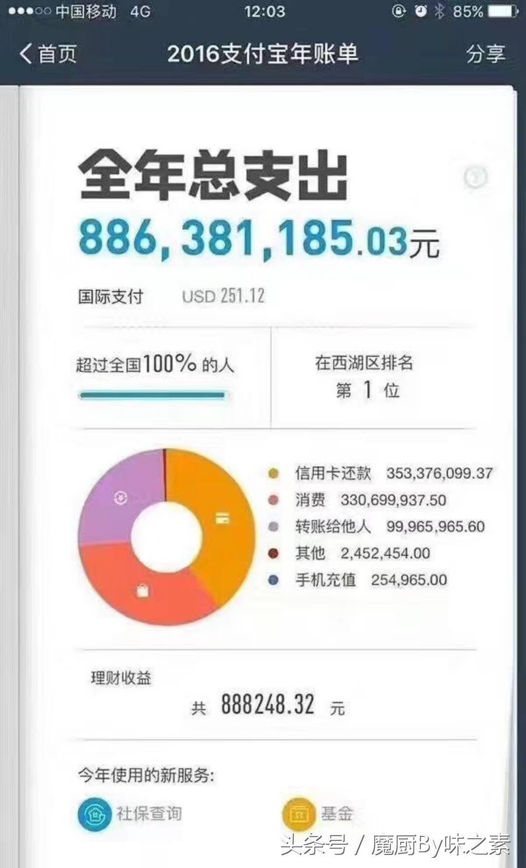 支付宝晒账单大数据,怎么支付宝没有按年统计年度账单