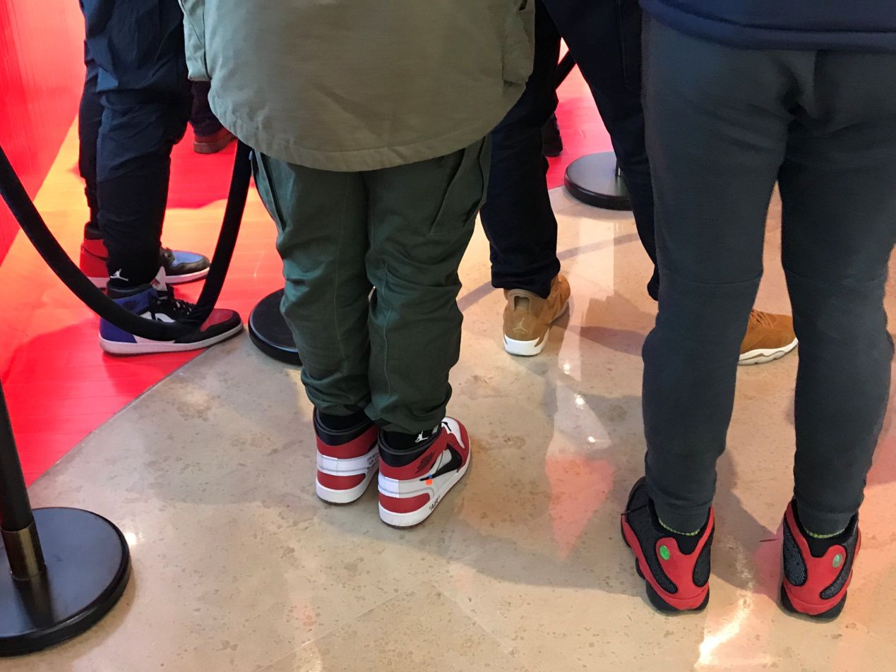 jordan旗舰店展示馆里的鞋,全国最顶级jordan店