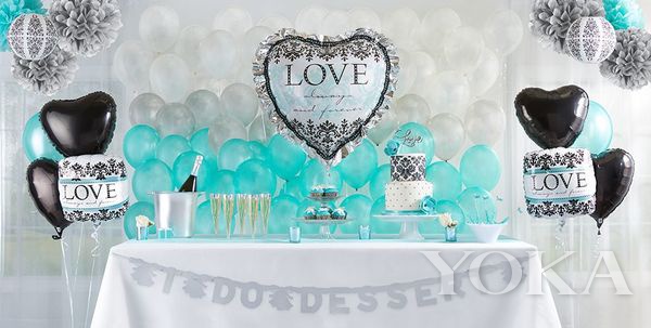 气球装饰婚礼布置最流行的方式,婚礼气球布置婚房简单