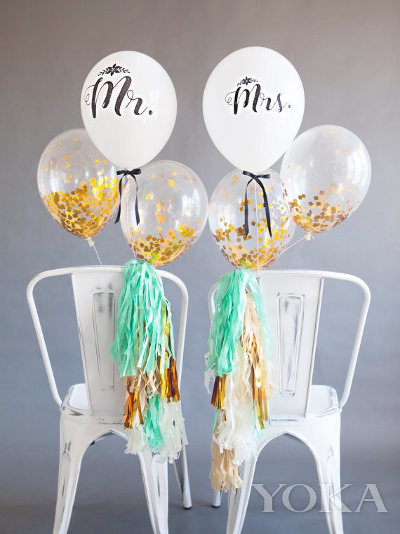 气球装饰婚礼布置最流行的方式,婚礼气球布置婚房简单