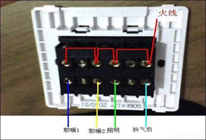 三开单控开关接线图带插座,公牛插座一开五孔单控接线图
