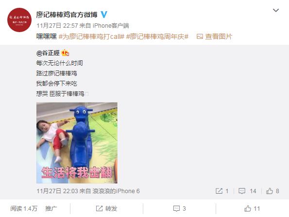 廖记棒棒鸡，2018年感谢有你