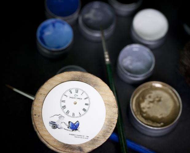 手表的珐琅是什么样的图片,手表的珐琅工艺流程是什么