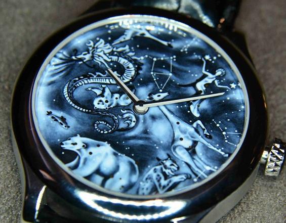 手表的珐琅是什么样的图片,手表的珐琅工艺流程是什么