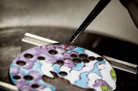 手表的珐琅是什么样的图片,手表的珐琅工艺流程是什么