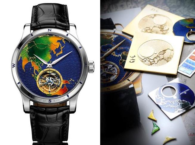 手表的珐琅是什么样的图片,手表的珐琅工艺流程是什么