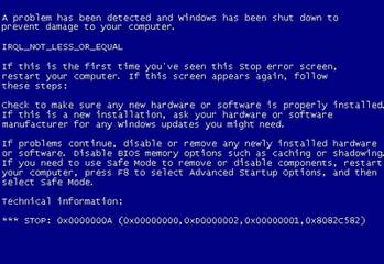 电脑蓝屏代码001,一串代码伪装电脑蓝屏