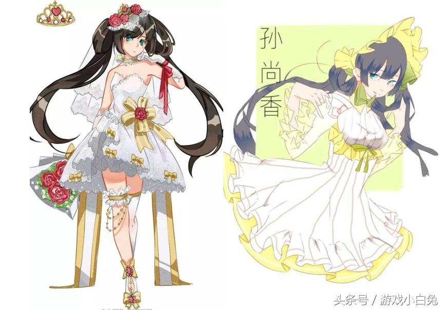 王者光荣孙尚香和不同射手对线,王者光荣中的孙尚香和刘备的皮肤