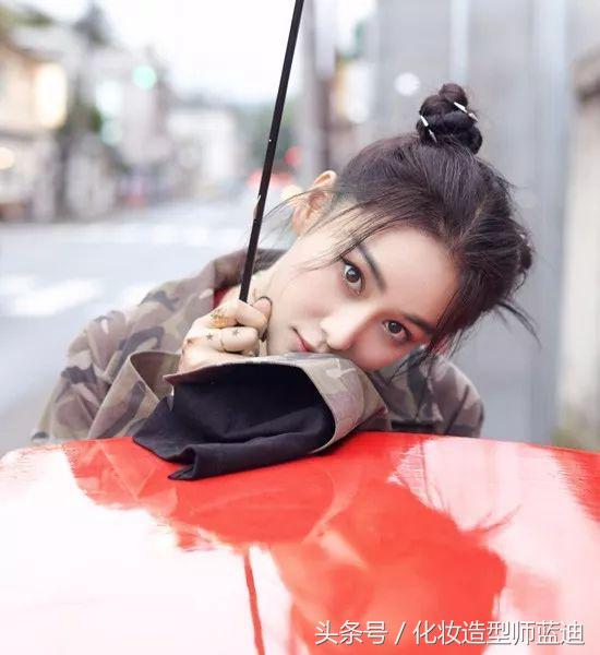 中短发扎丸子头怎么显丸子头小,减龄丸子头双丸子头