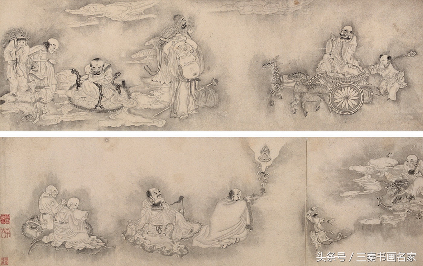 海外馆藏明清佛画,中国唐代佛画集萃