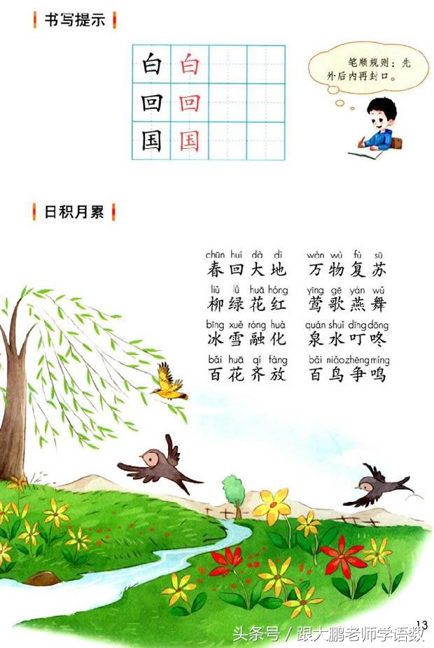 真是太及时了，部编版一年级语文下册电子书高清版+知识点预习！