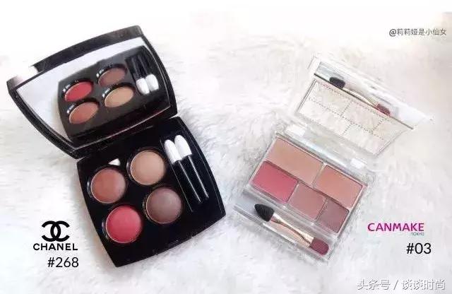 网红小猪9色土豆泥眼影盘教程,眼影盘推荐网红爆款带镜子刷子