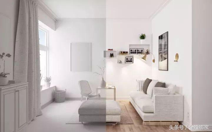 客厅阳台隔断窗帘效果,伸缩客厅窗帘隔断