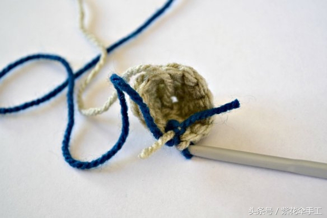 婴儿兔子帽钩织全部过程,手工编织宝宝兔子