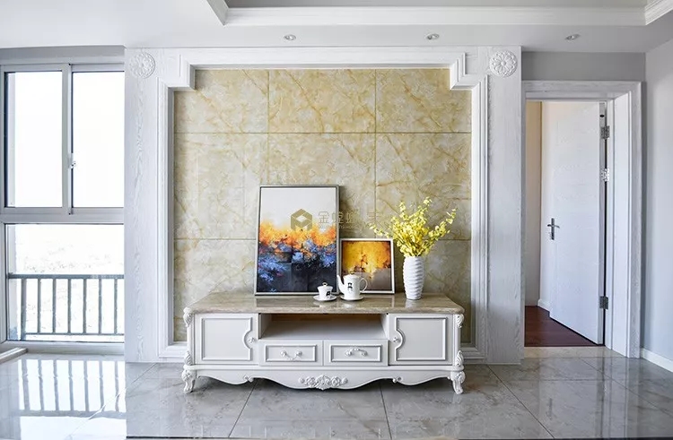 金色美缝剂提升颜值！146平欧式三居室，佛山蔚蓝湾畔业主很喜欢