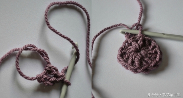 婴儿兔子帽钩织全部过程,手工编织宝宝兔子