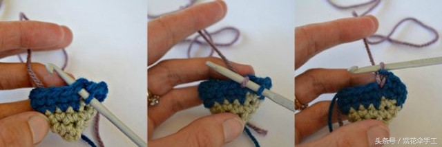 婴儿兔子帽钩织全部过程,手工编织宝宝兔子