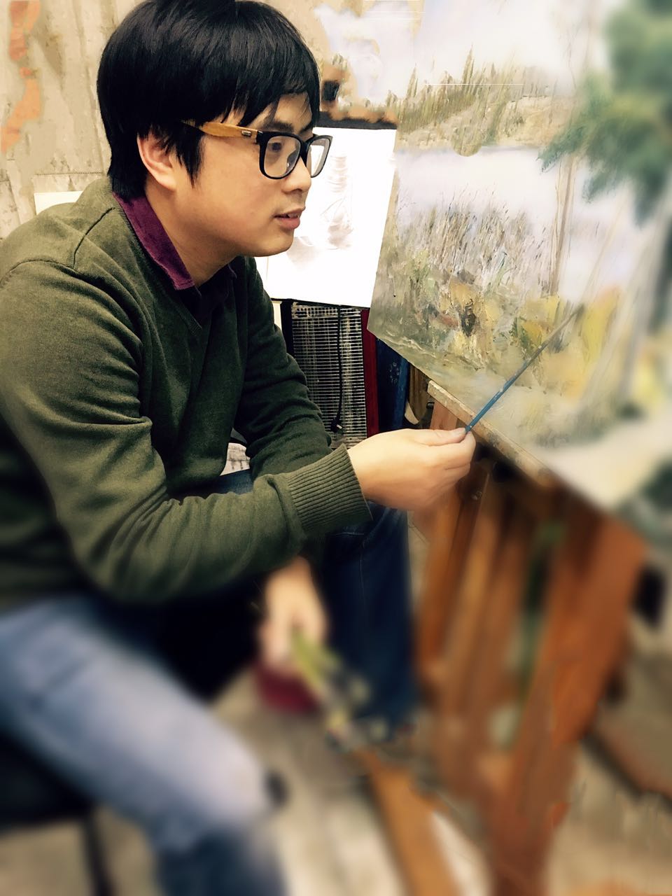 青年画家油画鉴赏,西部油画名家作品欣赏