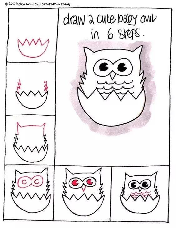 儿童简笔画火烈鸟,儿童简笔画动物鸵鸟