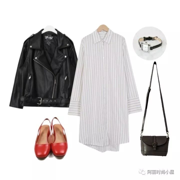 韩版皮夹克搭配什么裤子,韩版宽松皮夹克搭配什么裤子