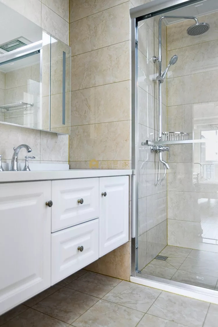 金色美缝剂提升颜值！146平欧式三居室，佛山蔚蓝湾畔业主很喜欢