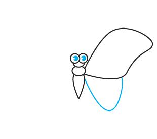 春天小动物简笔画蝴蝶,春天蝴蝶简笔画