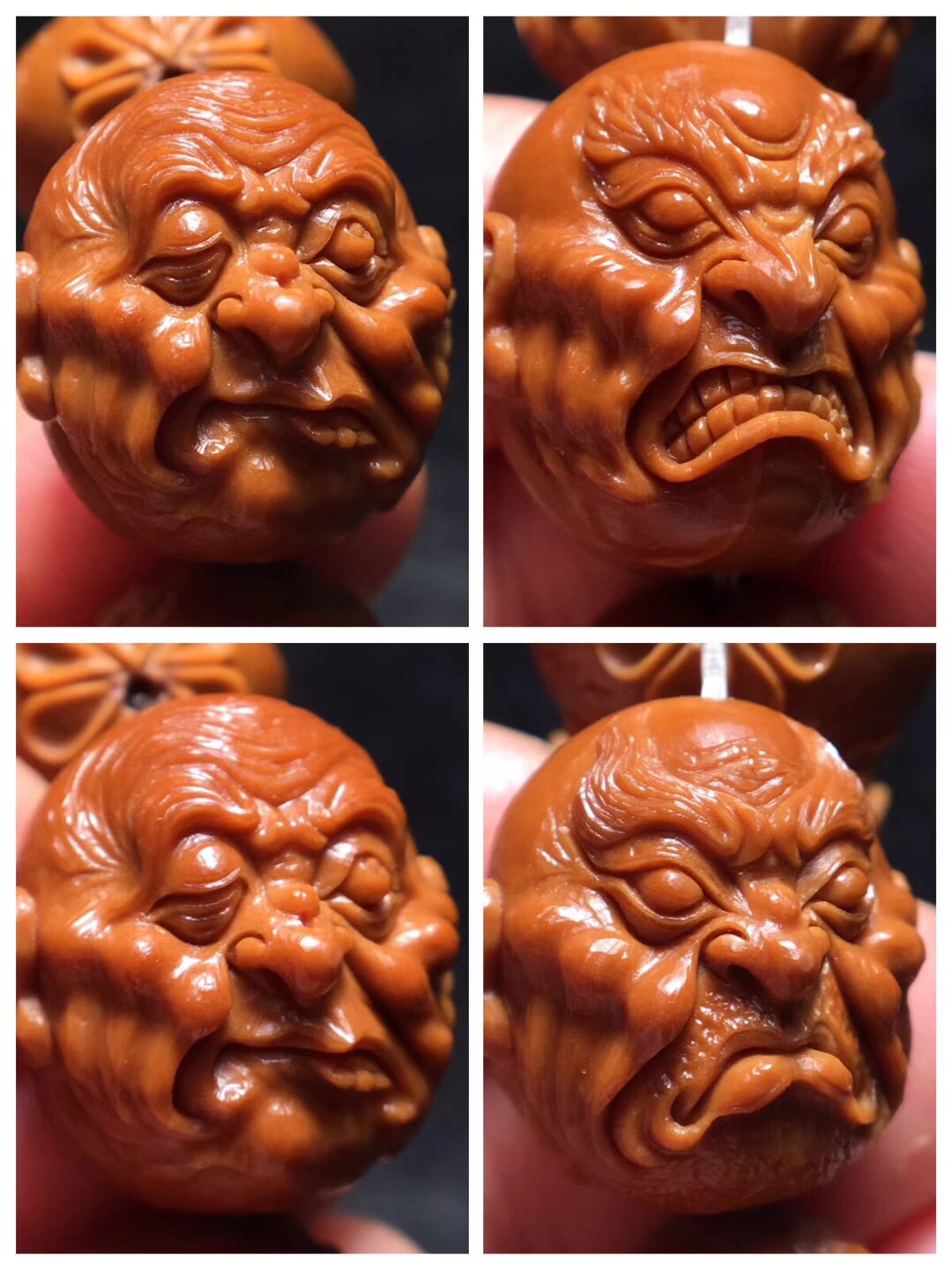 橄榄核雕的作品图片大全,橄榄核雕沈峰作品