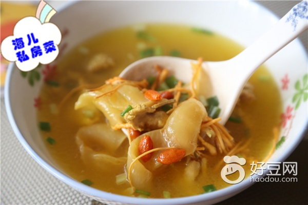 银耳花胶枸杞虫草花炖鸡的功效,花胶虫草花炖鸡的功效与作用