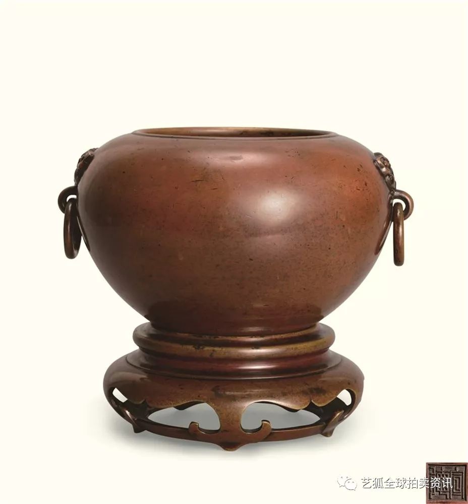 石叟镶银丝铜炉拍卖纪录,铜炉拍卖价格一览表