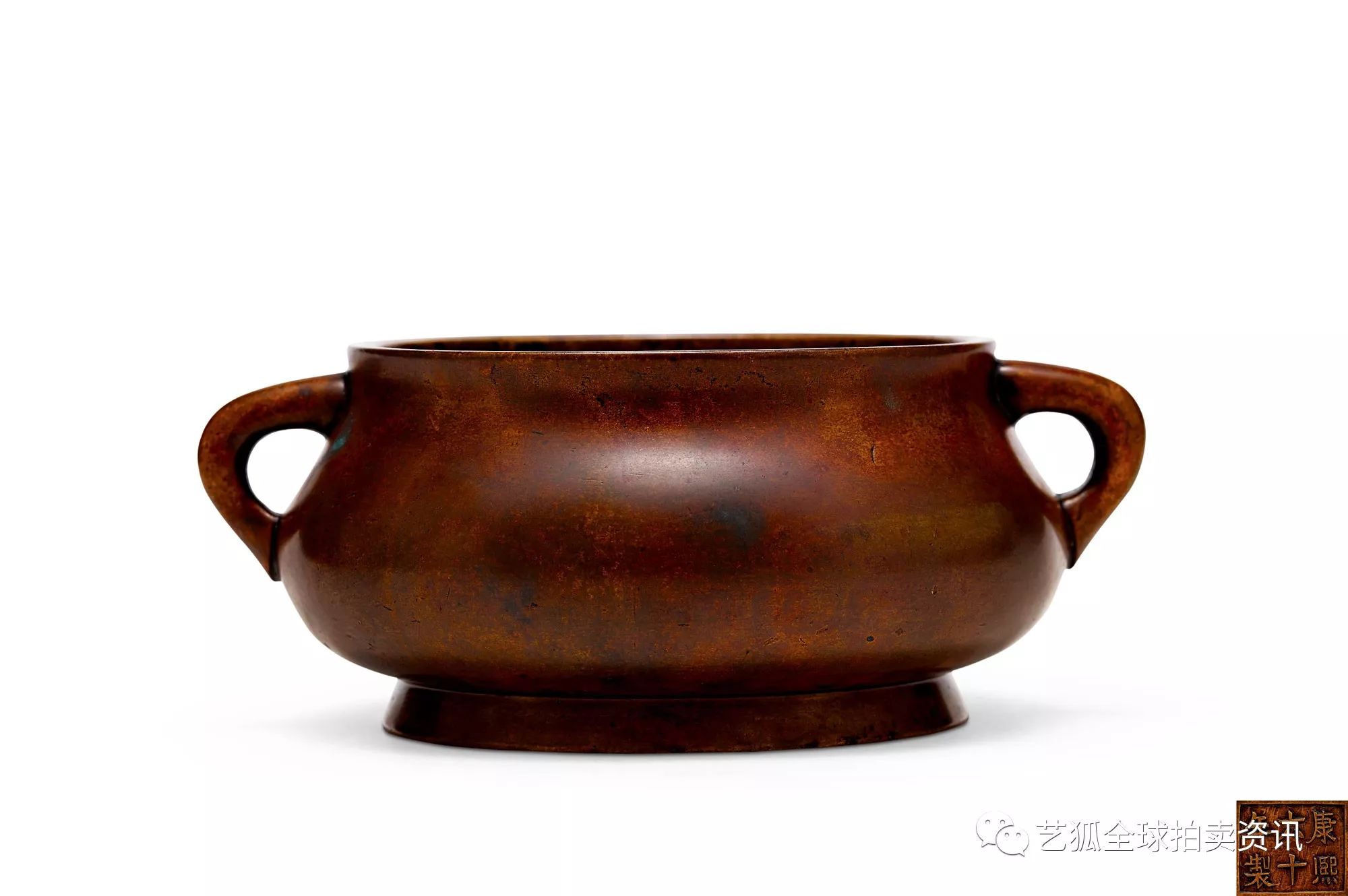 石叟镶银丝铜炉拍卖纪录,铜炉拍卖价格一览表