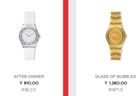 swatch蓝色手表价格表,swatch手表图片价格一览表