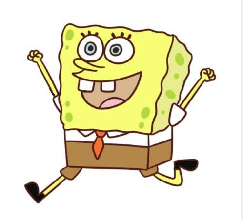 章鱼哥海绵宝宝派大星三人简笔画,简笔画海绵宝宝和派大星可爱版