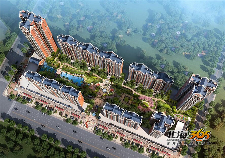 北海木质豪宅,北海中式豪宅