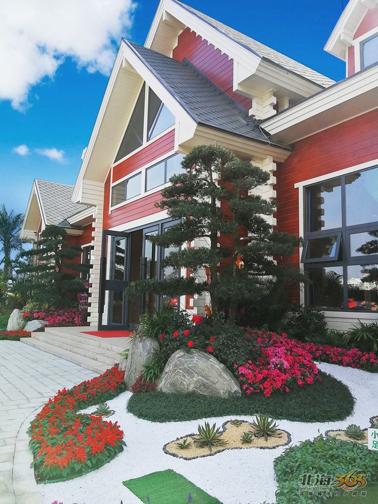 北海木质豪宅,北海中式豪宅