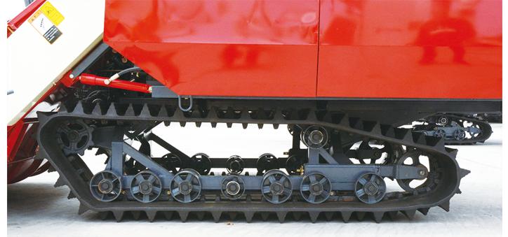 谷物收获机大全,最小履带式收获机