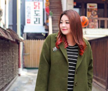 170斤胖女孩穿衣服,180斤胖mm选衣服关键词