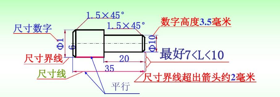 cad中标注尺寸比例不对,cad绘图标注尺寸数字大小调整
