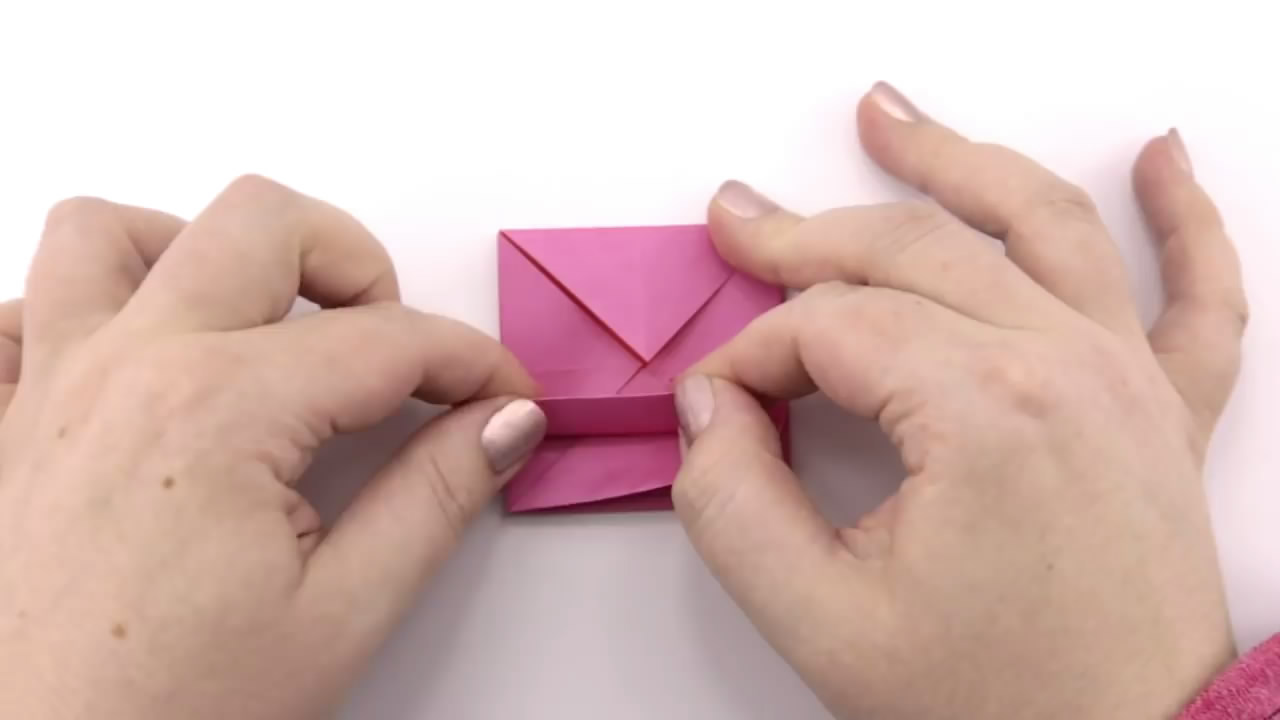 超级简单实用的收纳盒手工折纸,折纸手工收纳盒超级简单3秒学会