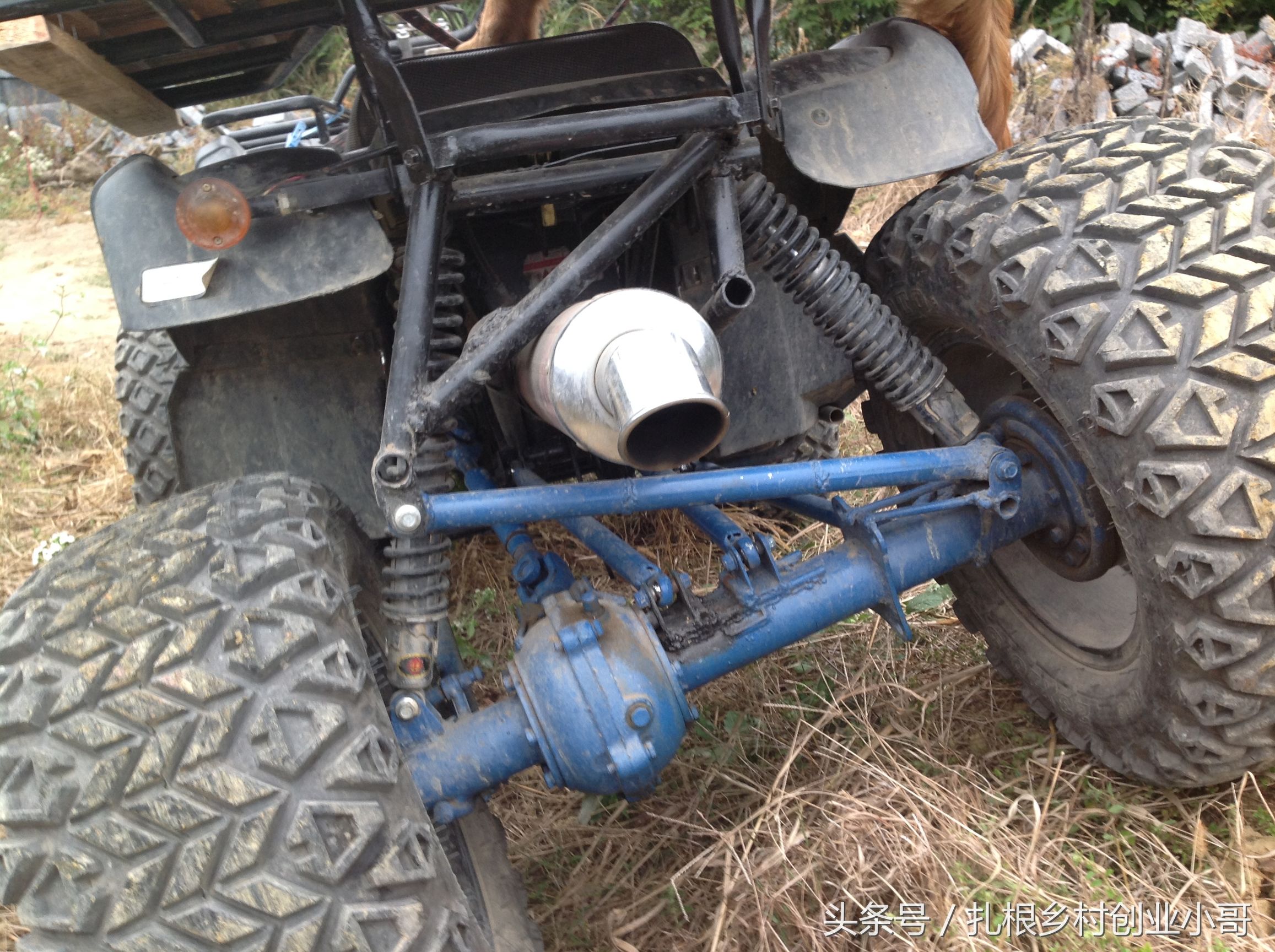 自改沙滩车教程,沙滩车改旋耕轮