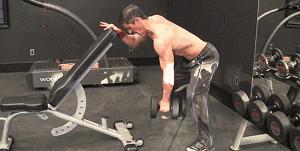 9个哑铃动作练出好身材,在家哑铃练背动作