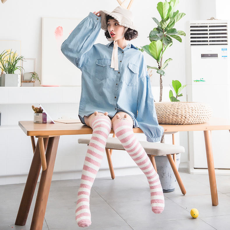 冬季保暖又时髦潮范长筒袜不可少,保暖潮百搭长袜