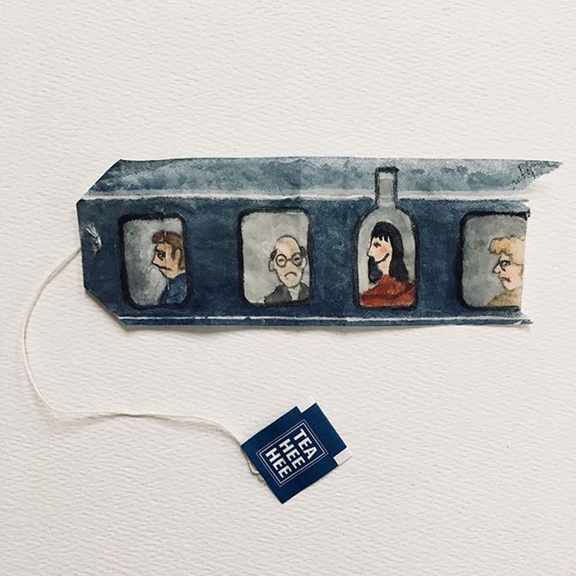 在红宝石银色的“茶包”上出现伦勃朗手持自拍杆