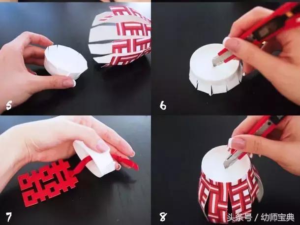 鱼灯笼制作步骤图解,易拉罐灯笼手工制作大全图解