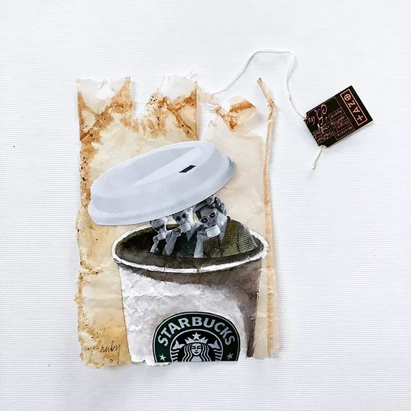 在红宝石银色的“茶包”上出现伦勃朗手持自拍杆