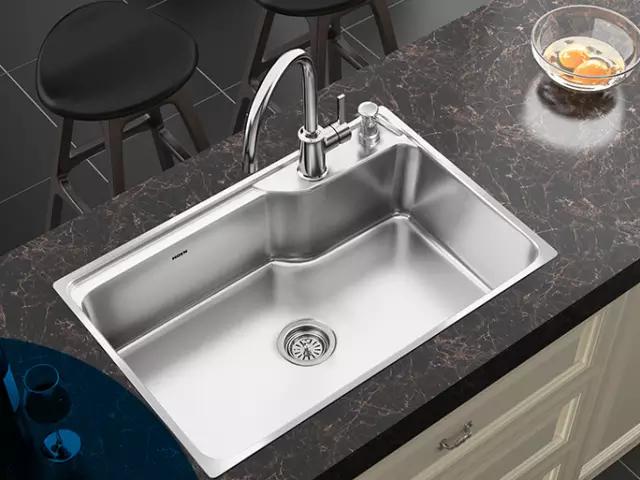 厨房大单槽选什么耐用,厨房下沉式大单槽
