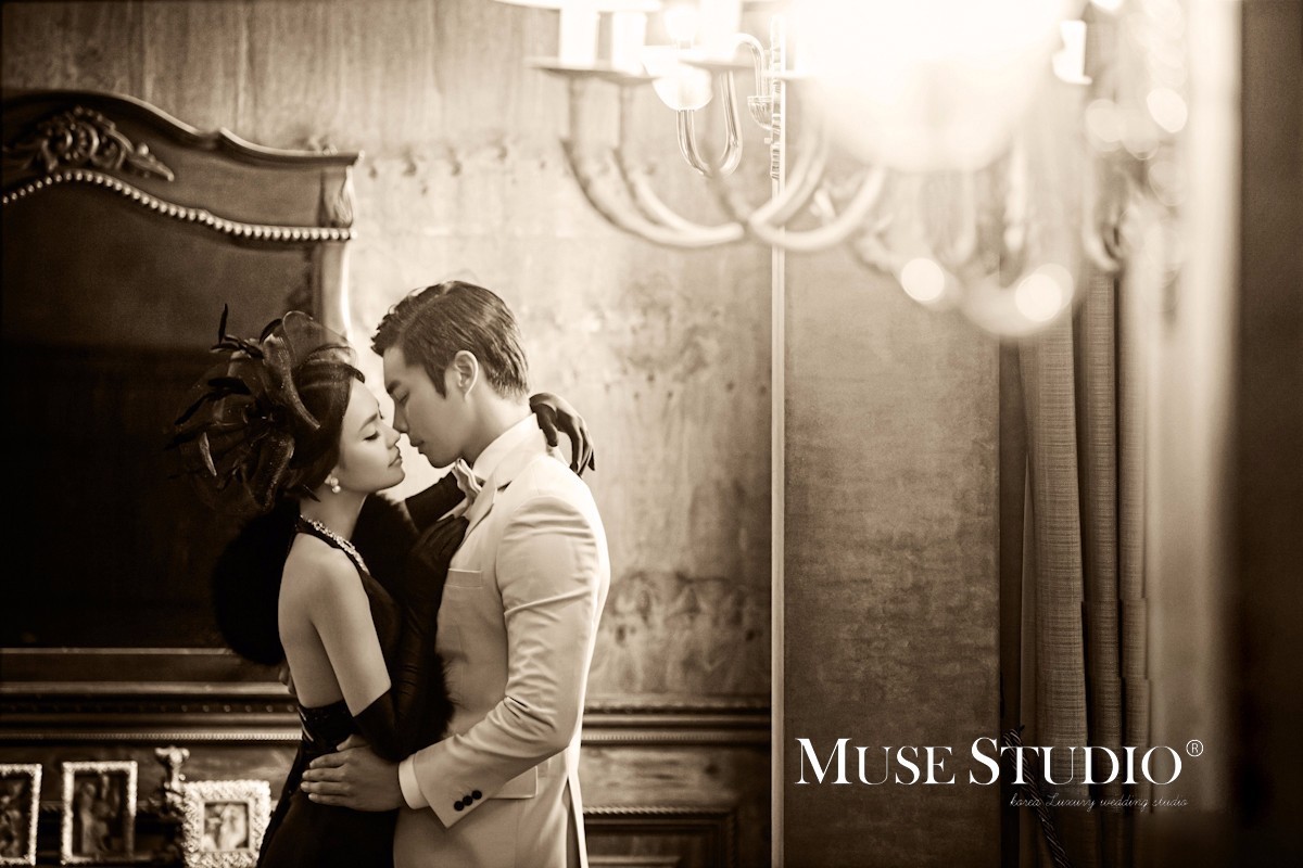 海南拍韩式婚纱照哪里好,今天拍一组复古婚纱照